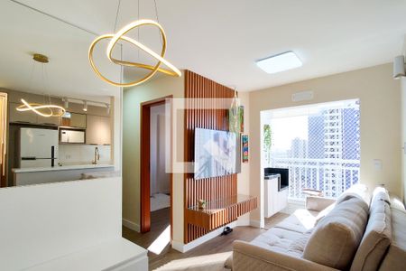 Sala de apartamento para alugar com 2 quartos, 47m² em Aviação, Praia Grande