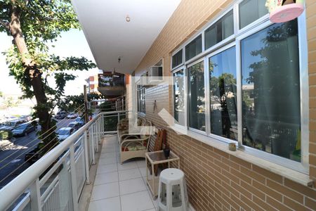 Varanda da Sala de apartamento para alugar com 3 quartos, 115m² em Jardim Guanabara, Rio de Janeiro
