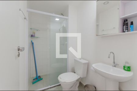 Banheiro de kitnet/studio à venda com 1 quarto, 27m² em Vila Mariana, São Paulo