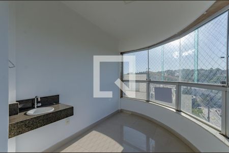 Sala de apartamento à venda com 4 quartos, 128m² em Castelo, Belo Horizonte