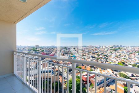 Varanda da Sala de apartamento à venda com 1 quarto, 34m² em Vila Alpina, São Paulo