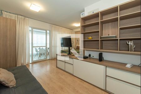 Sala de apartamento para alugar com 1 quarto, 33m² em Brooklin Paulista, São Paulo