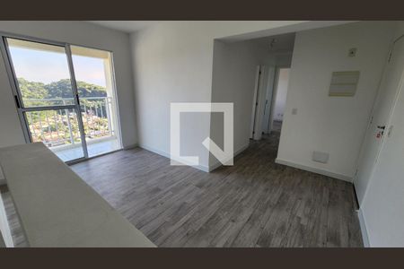 Sala de apartamento para alugar com 2 quartos, 52m² em Morro de Nova Cintra, Santos