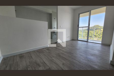 Sala de apartamento para alugar com 2 quartos, 52m² em Morro de Nova Cintra, Santos