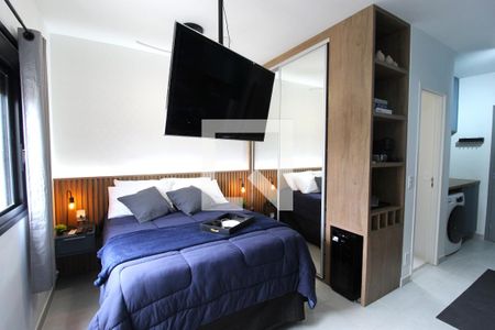 Sala/Quarto de kitnet/studio para alugar com 1 quarto, 24m² em Vila Olímpia, São Paulo
