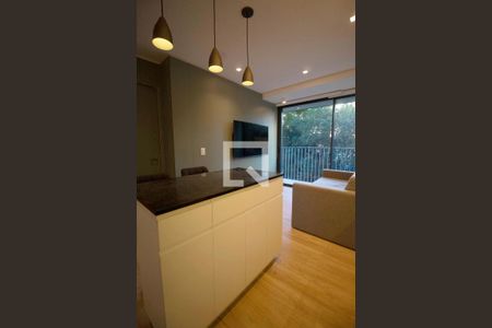 Sala de apartamento à venda com 1 quarto, 43m² em Jardim das Bandeiras, São Paulo