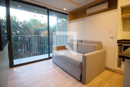 Sala de apartamento à venda com 1 quarto, 43m² em Jardim das Bandeiras, São Paulo