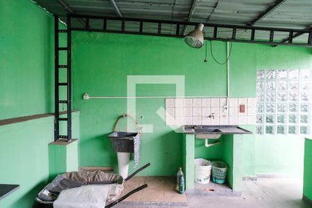 Área de serviço de casa para alugar com 3 quartos, 506m² em Santa Maria, São Caetano do Sul