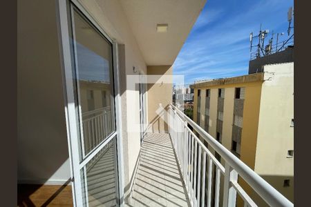 Varanda da Sala de apartamento à venda com 1 quarto, 28m² em Ferreira, São Paulo