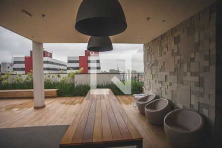 Cobertura - Churrasqueira de kitnet/studio para alugar com 1 quarto, 25m² em Mirandópolis, São Paulo