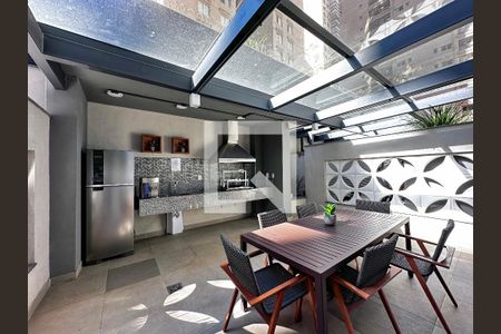 Studio para alugar com 25m², 1 quarto e sem vagaChurrasqueira