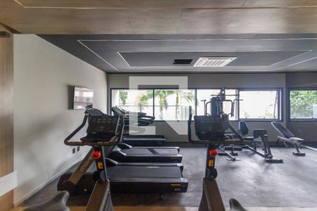 Studio para alugar com 26m², 1 quarto e sem vaga Studio para alugar com 26m², 1 quarto e sem vagaÁrea comum - Academia