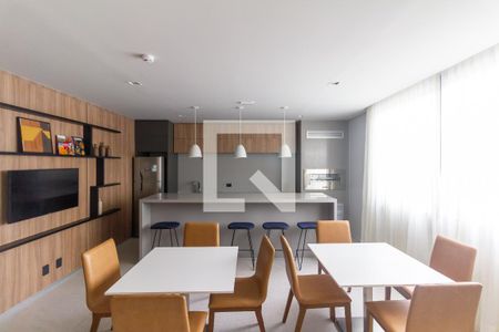 Studio para alugar com 26m², 1 quarto e sem vaga Studio para alugar com 26m², 1 quarto e sem vagaÁrea comum - Salão de festas