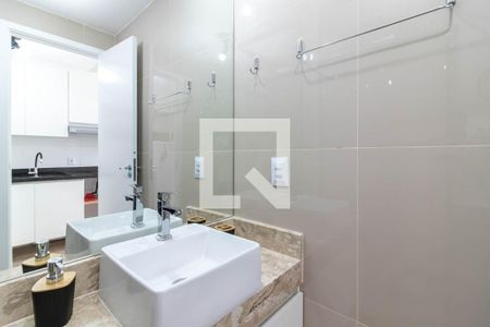 Apartamento para alugar com 25m², 1 quarto e sem vaga Apartamento para alugar com 25m², 1 quarto e sem vagaBanheiro