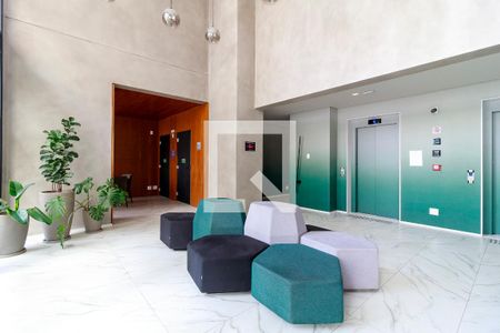 Studio para alugar com 24m², 1 quarto e sem vaga Studio para alugar com 24m², 1 quarto e sem vagaHall Social