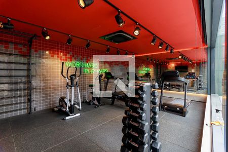 Studio para alugar com 24m², 1 quarto e sem vaga Studio para alugar com 24m², 1 quarto e sem vagaAcademia