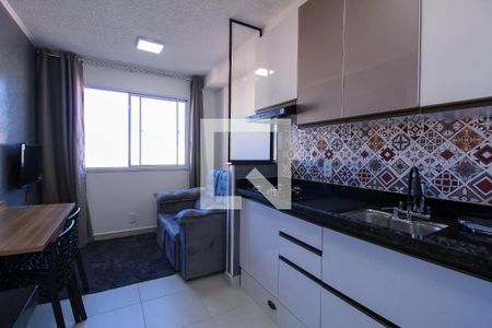 Sala/Cozinha de apartamento à venda com 1 quarto, 25m² em Brás, São Paulo