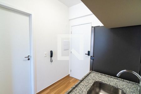 Cozinha de kitnet/studio para alugar com 1 quarto, 21m² em Vila Mariana, São Paulo