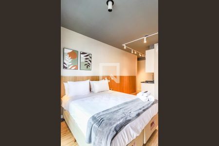 Sala/Quarto de kitnet/studio para alugar com 1 quarto, 25m² em Brooklin Paulista, São Paulo