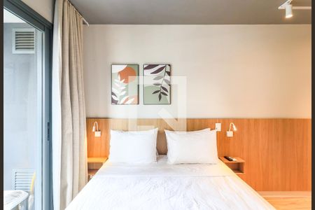 Sala/Quarto de kitnet/studio para alugar com 1 quarto, 25m² em Brooklin Paulista, São Paulo