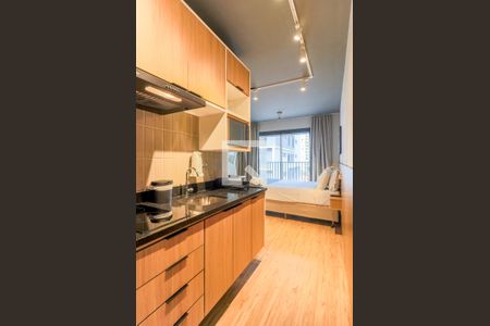 Studio para alugar com 25m², 1 quarto e sem vagaCozinha