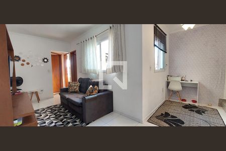 Sala de apartamento para alugar com 2 quartos, 80m² em Vila Linda, Santo André