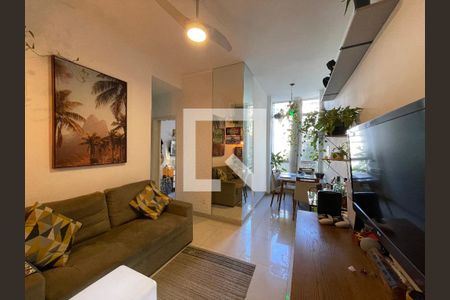 Sala de apartamento para alugar com 2 quartos, 48m² em Flamengo, Rio de Janeiro