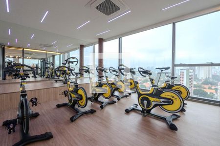 Studio para alugar com 24m², 1 quarto e sem vaga Studio para alugar com 24m², 1 quarto e sem vagaÁrea comum - Academia