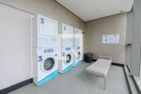 Studio para alugar com 24m², 1 quarto e sem vaga Studio para alugar com 24m², 1 quarto e sem vagaLavanderia