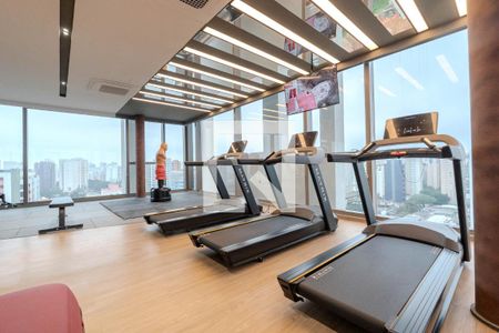 Studio para alugar com 24m², 1 quarto e sem vaga Studio para alugar com 24m², 1 quarto e sem vagaÁrea comum - Academia