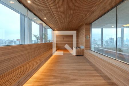 Studio para alugar com 24m², 1 quarto e sem vaga Studio para alugar com 24m², 1 quarto e sem vagaSaúna