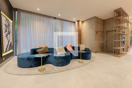 Studio para alugar com 24m², 1 quarto e sem vaga Studio para alugar com 24m², 1 quarto e sem vagaHall de entrada