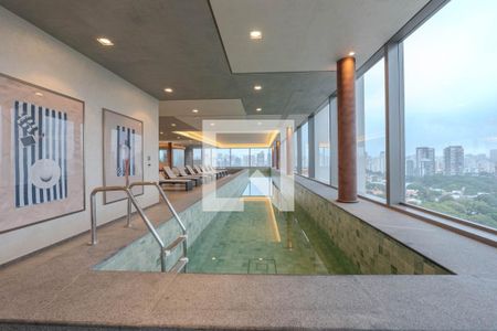 Studio para alugar com 24m², 1 quarto e sem vaga Studio para alugar com 24m², 1 quarto e sem vagaÁrea comum - Piscina