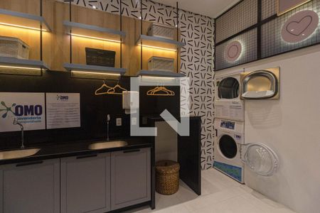 Studio para alugar com 40m², 1 quarto e 1 vaga Studio para alugar com 40m², 1 quarto e 1 vagaLavanderia