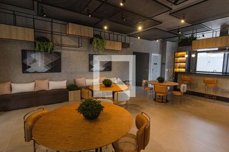 Studio para alugar com 40m², 1 quarto e 1 vaga Studio para alugar com 40m², 1 quarto e 1 vagaÁrea comum - Salão de festas