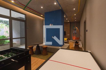 Studio para alugar com 40m², 1 quarto e 1 vaga Studio para alugar com 40m², 1 quarto e 1 vagaÁrea comum - Salão de jogos