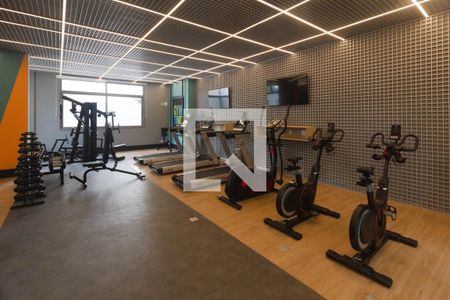 Studio para alugar com 40m², 1 quarto e 1 vaga Studio para alugar com 40m², 1 quarto e 1 vagaÁrea comum - Academia