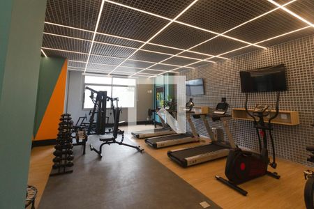 Studio para alugar com 40m², 1 quarto e 1 vaga Studio para alugar com 40m², 1 quarto e 1 vagaÁrea comum - Academia