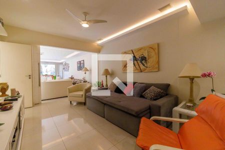 Sala Privativa de apartamento à venda com 3 quartos, 371m² em Barra da Tijuca, Rio de Janeiro