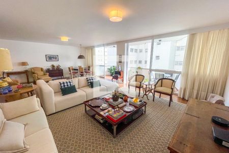 Sala de apartamento à venda com 3 quartos, 188m² em Jardim Paulista, São Paulo