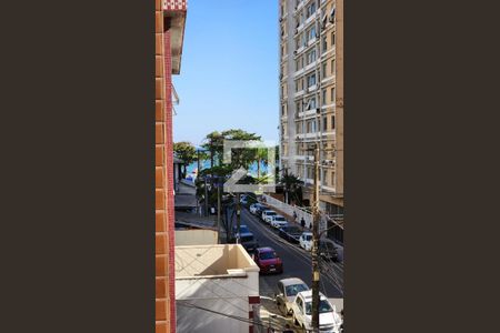 Vista da Sala de apartamento para alugar com 3 quartos, 87m² em Embaré, Santos