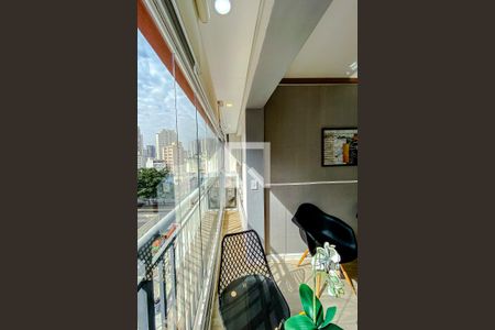Varanda da Sala de kitnet/studio à venda com 1 quarto, 33m² em Vila Mariana, São Paulo