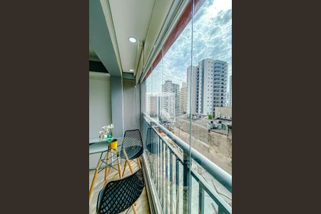 Varanda da Sala de kitnet/studio à venda com 1 quarto, 33m² em Vila Mariana, São Paulo