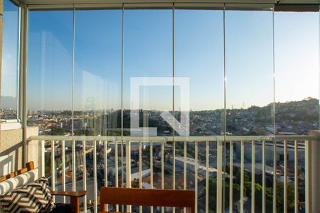 Varanda de apartamento à venda com 2 quartos, 54m² em Vila Galvão, Guarulhos