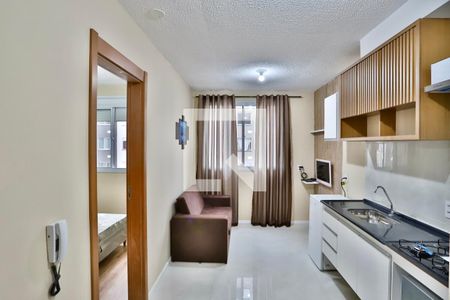 Sala/Cozinha de apartamento para alugar com 1 quarto, 24m² em Belenzinho, São Paulo