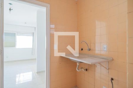 Cozinha de kitnet/studio para alugar com 1 quarto, 30m² em Cristal, Porto Alegre