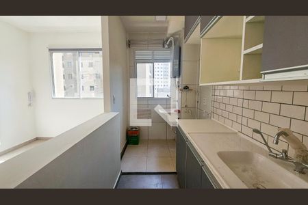 Cozinha de apartamento para alugar com 1 quarto, 35m² em Usina Piratininga, São Paulo
