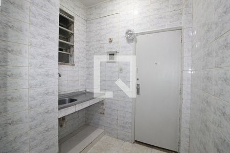 Cozinha de apartamento para alugar com 1 quarto, 30m² em Copacabana, Rio de Janeiro