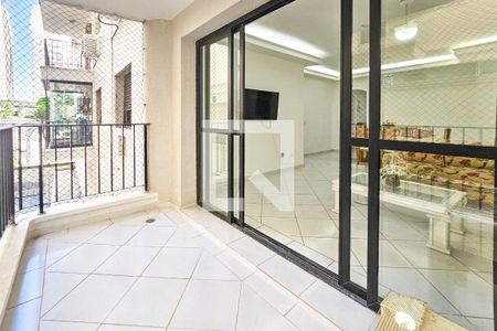 Varanda Sala de apartamento para alugar com 3 quartos, 118m² em Centro, Guarujá