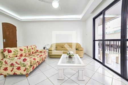 Sala de apartamento para alugar com 3 quartos, 118m² em Centro, Guarujá